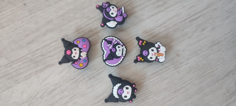 Przypinki Kuromi do butów typu Crocs 5szt