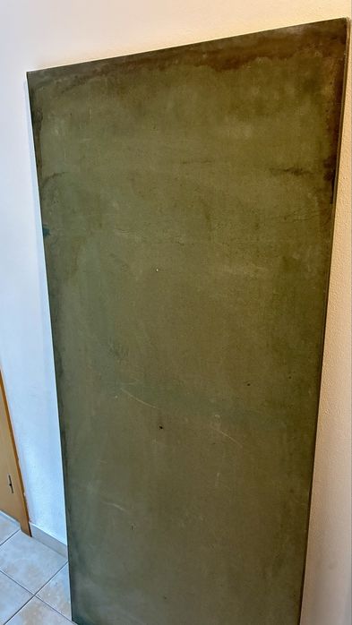 Placas madeiras Valchromat / MDF verde escuro e cinza