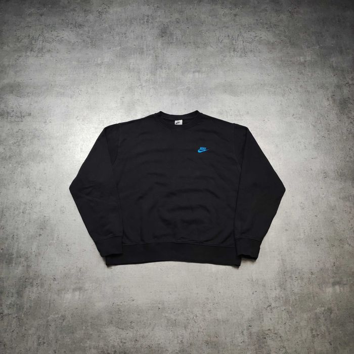 MĘSKA Bluza Bawełna PREMIUM Sportswear Haft Logo Dresowa Nike Active
