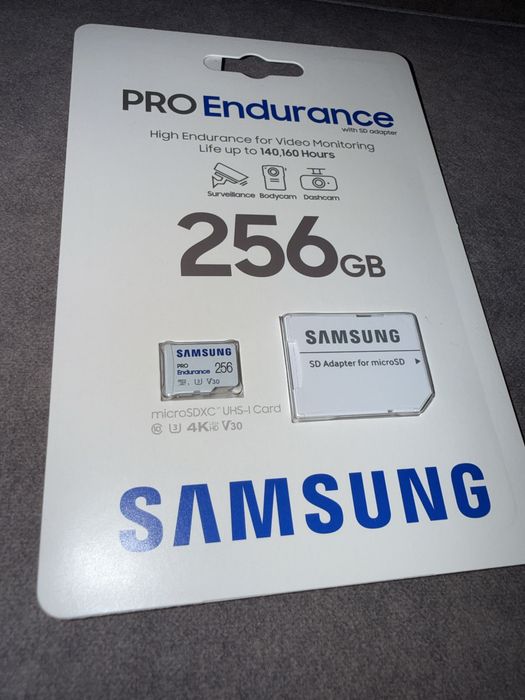 Karta pamięci Samsung PRO Endurance 256GB