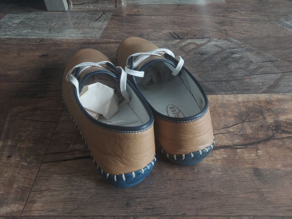 Mega Wyprzedaż Buty skórzane Lanqier 41