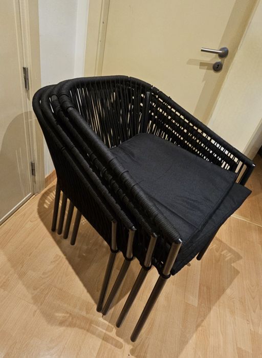 Conjunto 4 Cadeiras metalicas