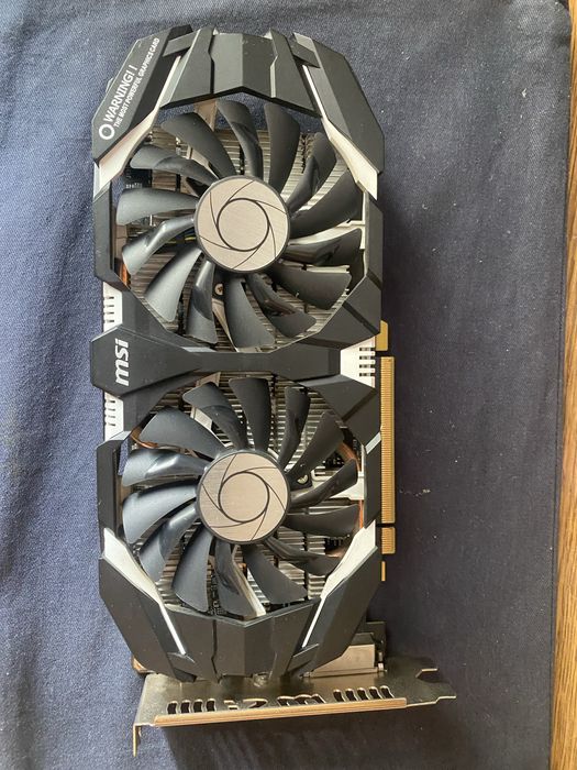 Продам відеокарту MSI 1060 armor 6gb