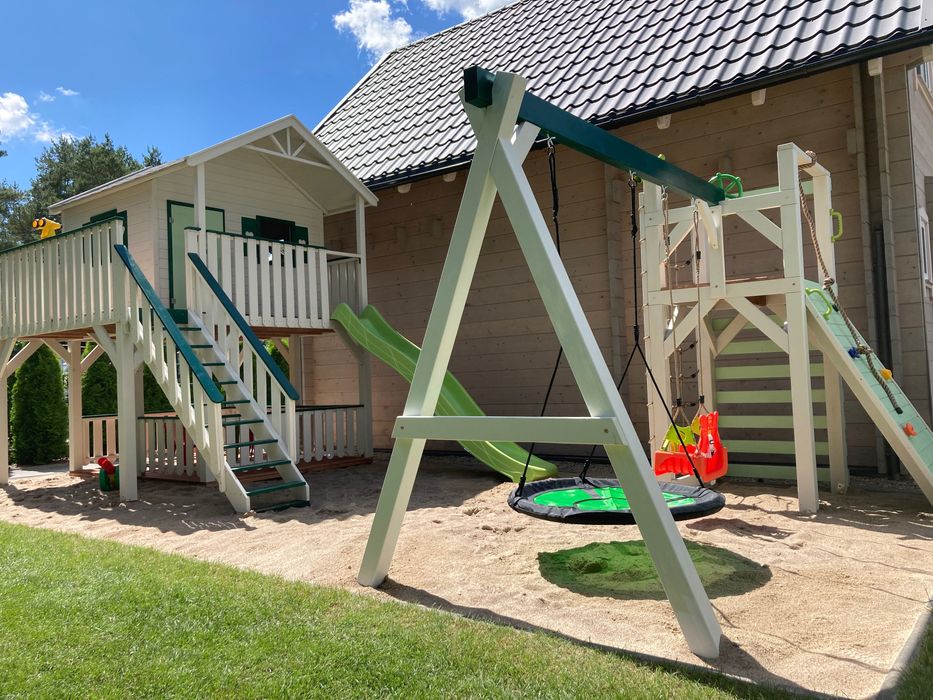 Mazury - apartamenty 4-8 os. jezioro plaża łowisko las ZAPRASZAMY