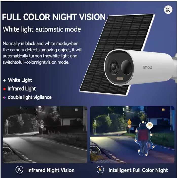 Автономна камера IМOU Cell 3С AIO 3mp WIFI Сонячна панель 5000 mAh