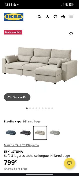 Sofá  cama  Ikea