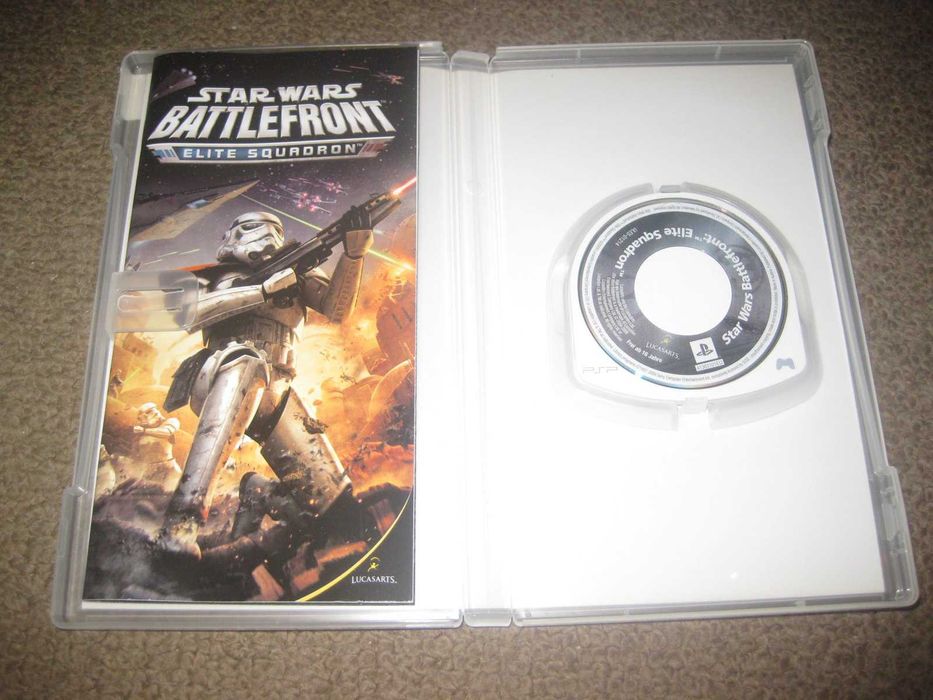Jogo para a PSP "Star Wars Battlefront: Elite Squadron" Completo!