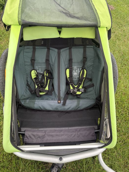 Przyczepa rowerowa dwuosobowa CROOSER kids for 2