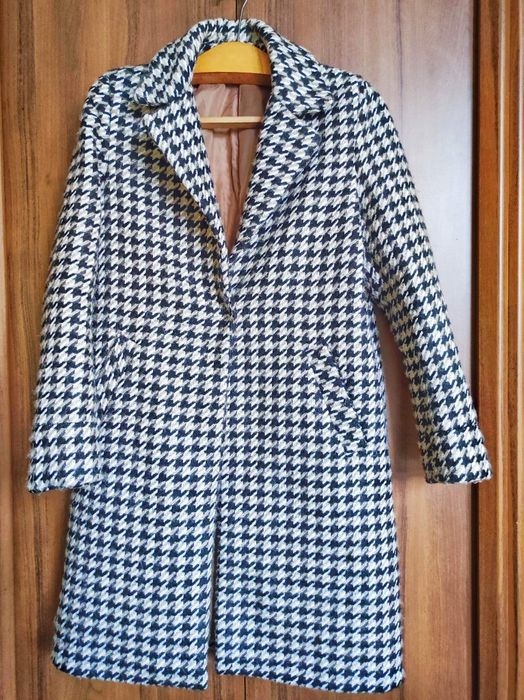Płaszcz w pepitkę