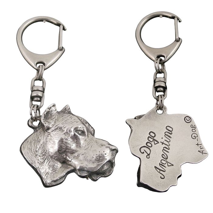 Dog argentyński brelok w pudełku Art-Dog