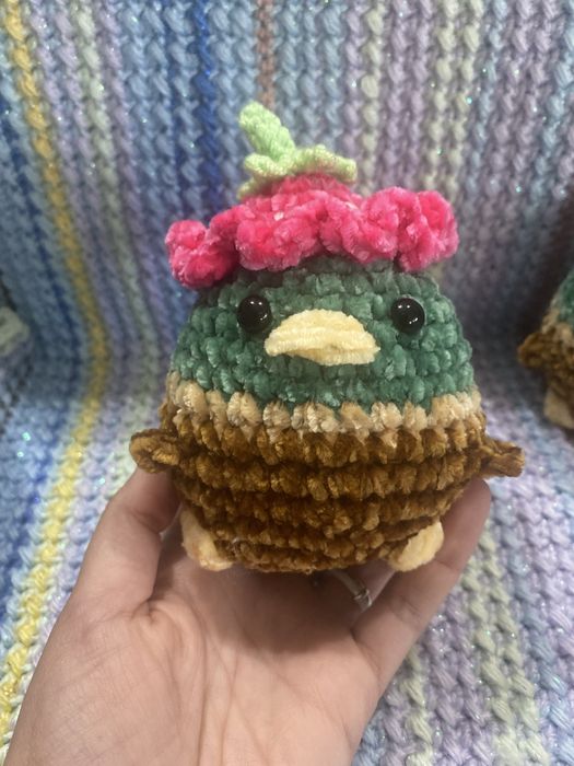 Pato-real em crochet