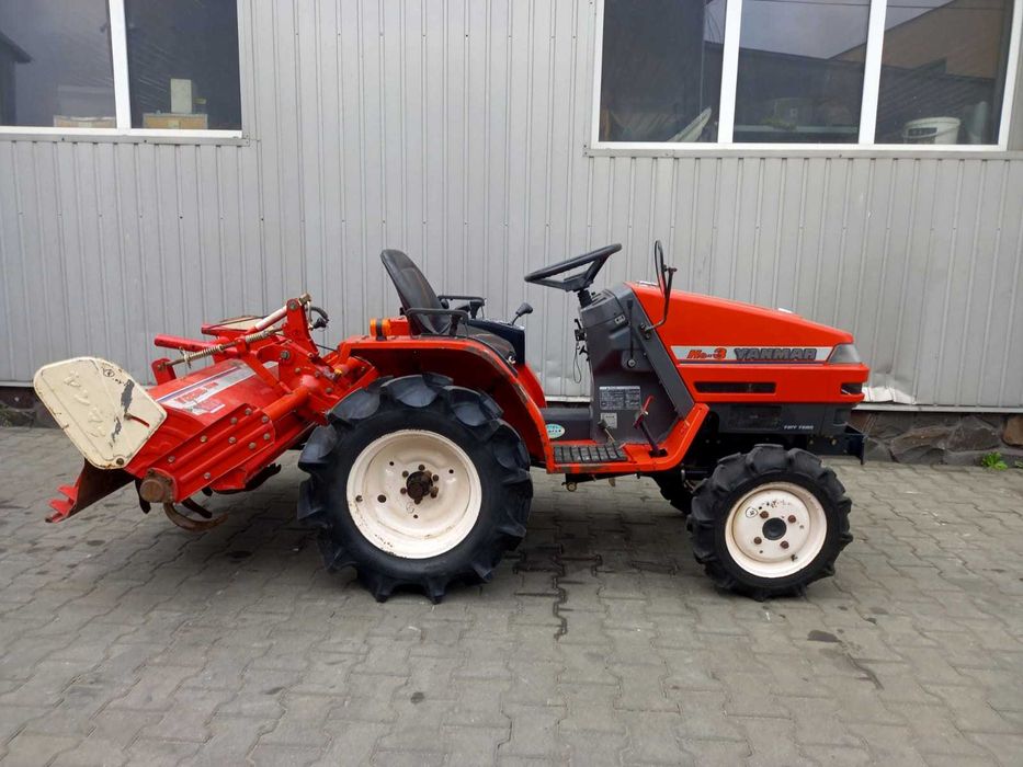 Japoński traktorek Yanmar KE 3 z glebogryzarką 4x4 13 km