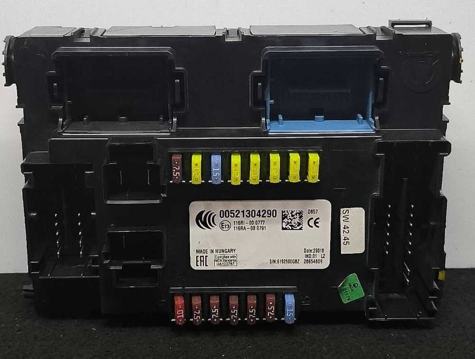 Caixa Fusíveis / SAM / BSI 00521304290 - JEEP RENEGADE VAN