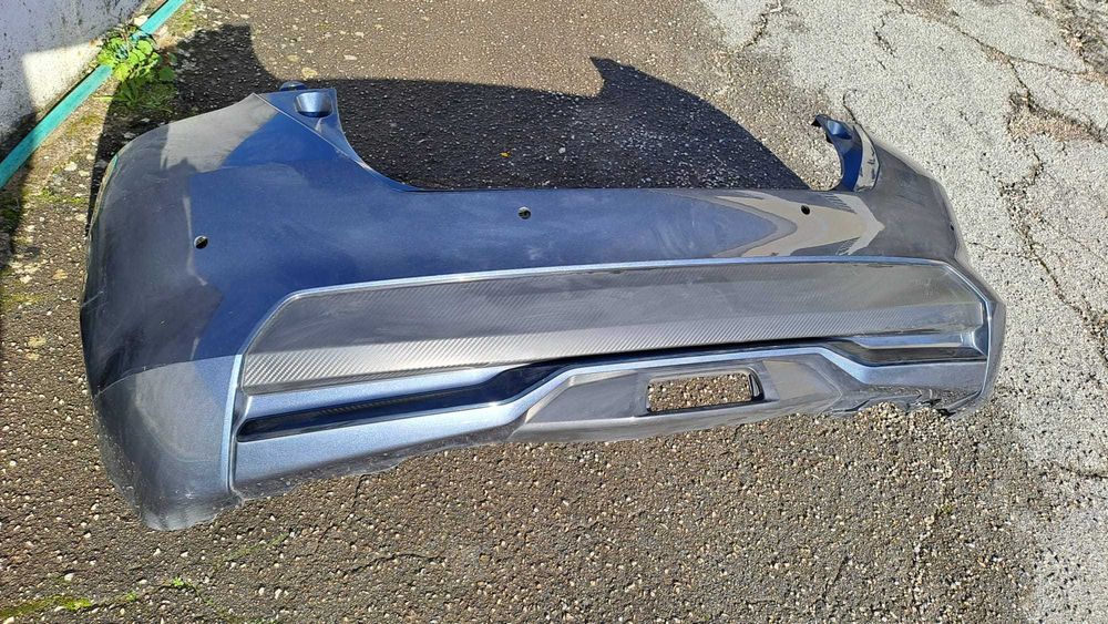 Pára Choques Traseiro Nissan Micra 2018 Cor KY5 (Techno Grey Metallic)