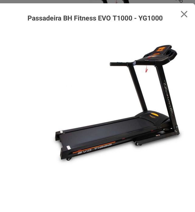 Passadeira BH Fitness EVO 1000 YG 1000