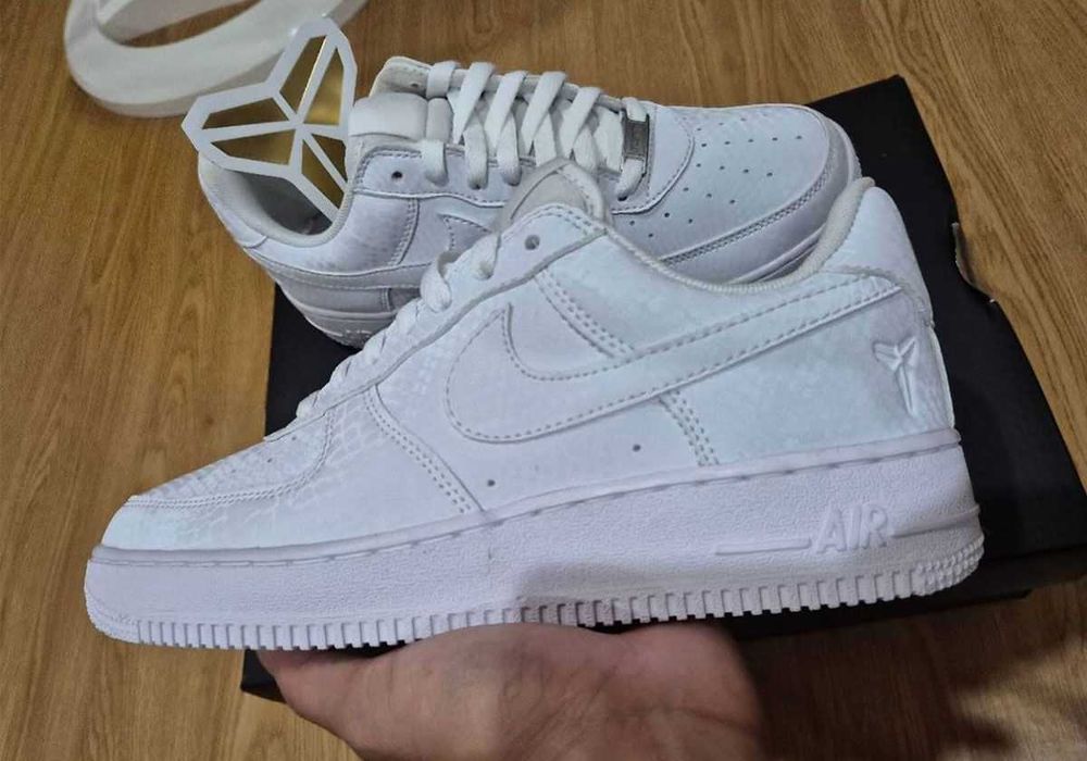 (БЕЗ ПЕРЕДОПЛАТИ)Kobe Bryant x Nike Air Force 1 Low 'Court White' кобі