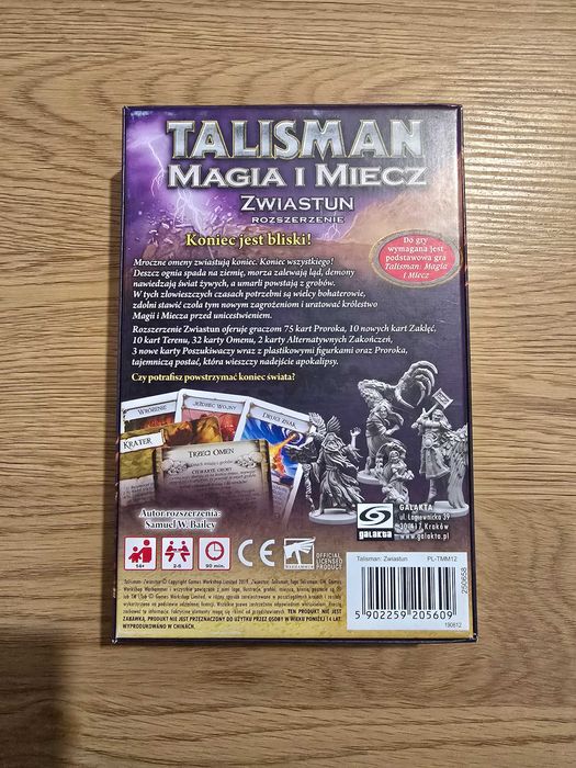 Gra planszowa Talisman: Magia i Miecz Zwiastun (Jak nowa)