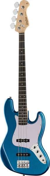 Gitara basowa Harley Benton JB-20 BM + pokrowiec + kabel