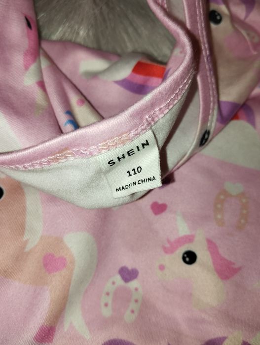 Piżama dwuczęściowa piżamka jednorożce koszulka spodenki