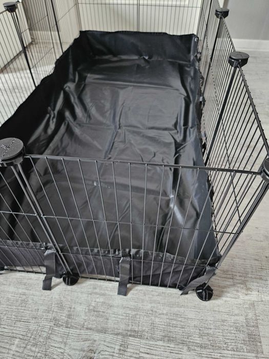 Klatka dla gryzoni chomików królików świnek z drzwiami i podłogą NOWA