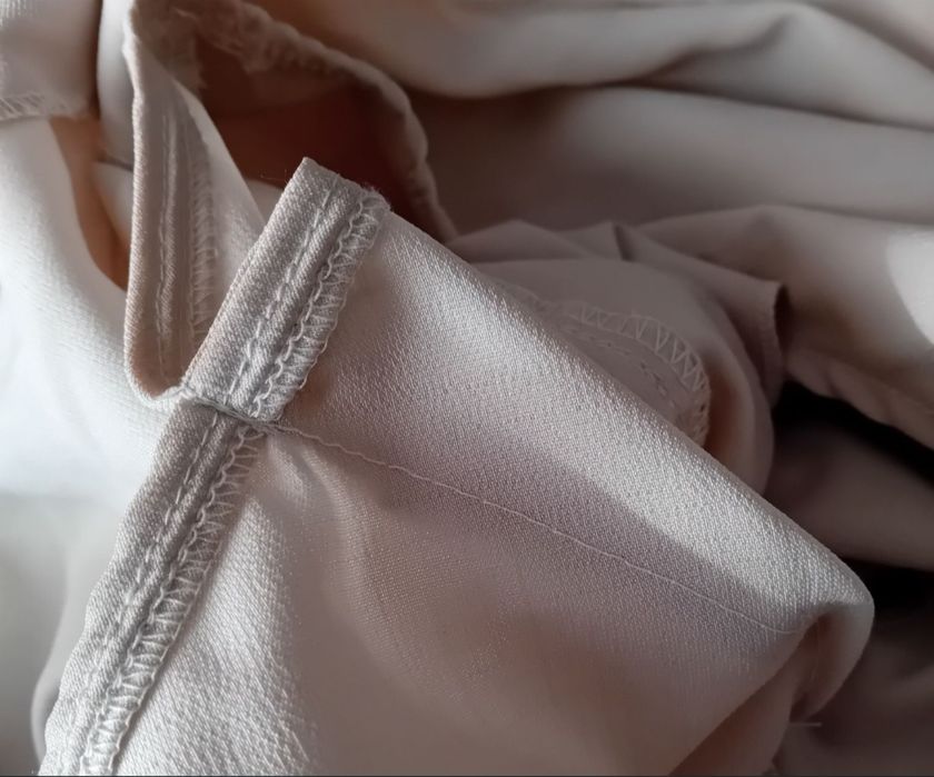 Sukienka Shein rozmiar L ecri śmietanka beż