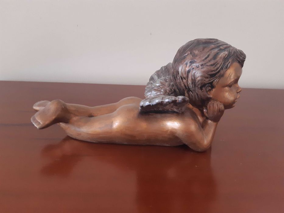 Anjo pintado á mão