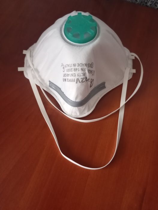 Респіратор протиаерозольний BLS   O2 102V FFP2 NR D (Італія).Нові.