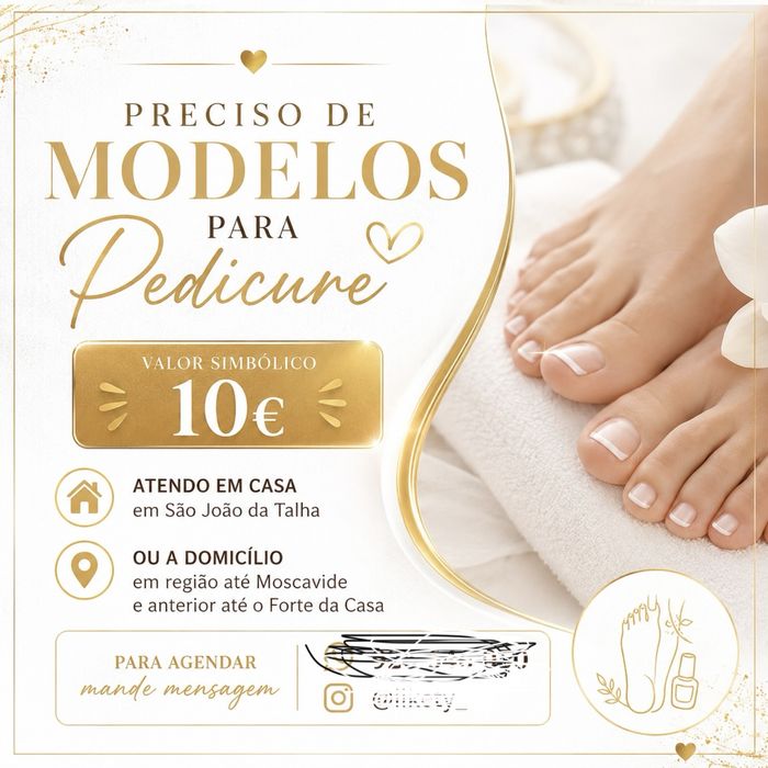 Procuro modelo para pedicure