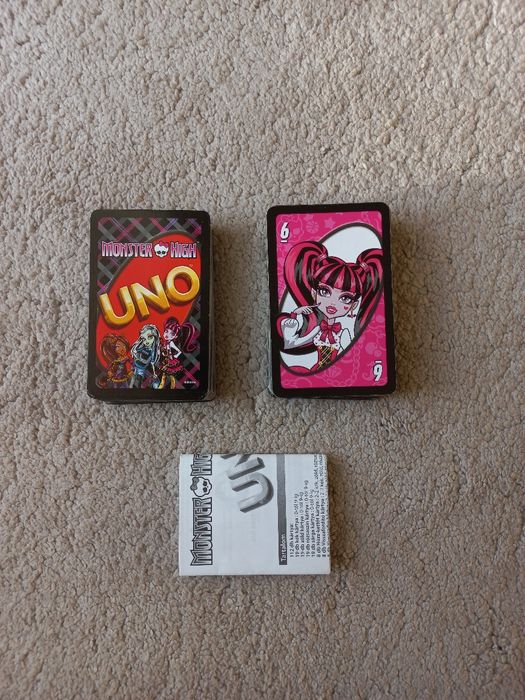 Karty uno monster high