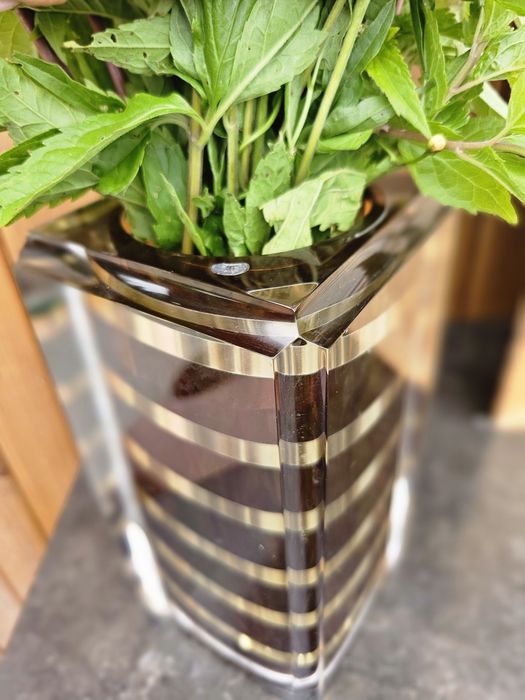 Designerski wazon z tworzywa art deco #1141 Stylowy Węgrów