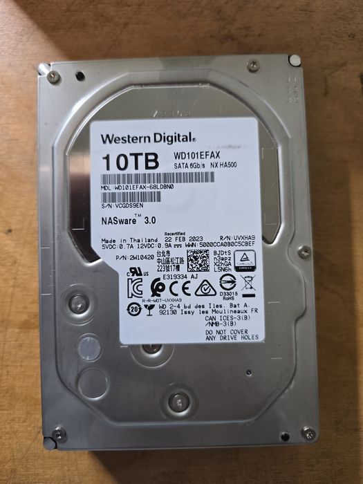 Disco wetern Digital 10tb