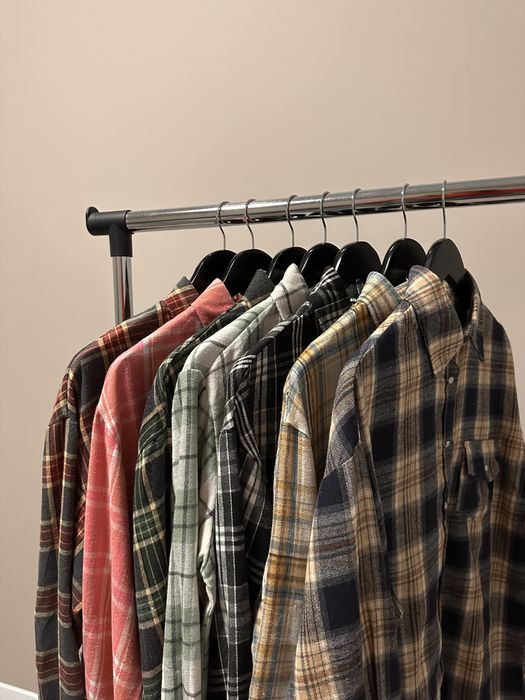 Нова  сорочка в клітинку оверсайз  клітчаста рубашка в клетку