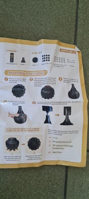 Podstawa do worka bokserskiego