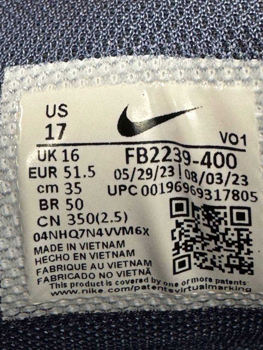 Кросівки чоловічі Nike Lebron Witness Viii Blue (FB2239-400) (51,5)