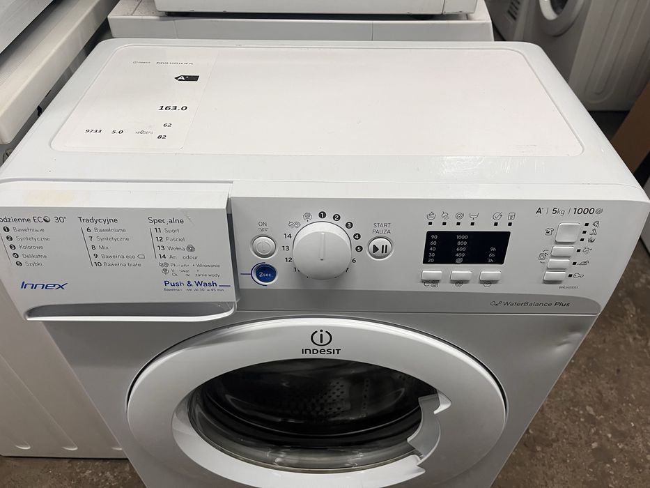 Pralka Indesit 5kg 1000 ob A+ | 12msc | Dobry stan | Dowóz