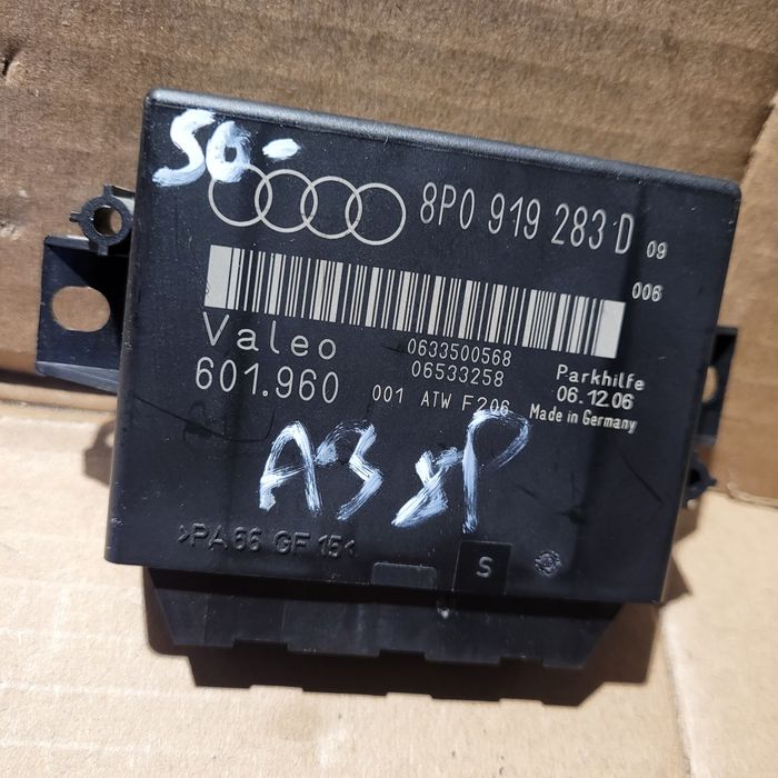 Moduł sterownik czujników parkowania PDC audi a3 8p 2006r