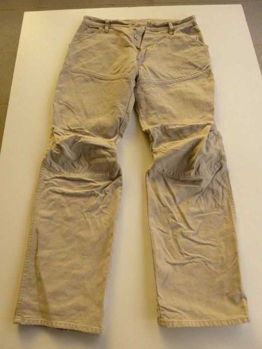 G-Star Jeans Elwood Raw Denim, sand, em bom estado, 33/34