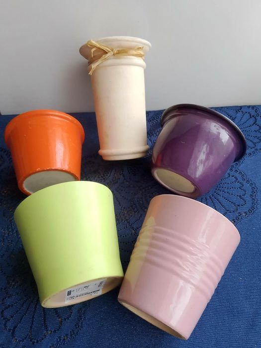 Doniczki ceramika plus wazon