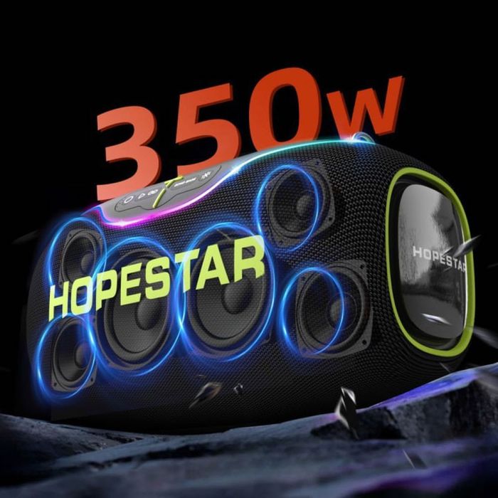 Колонка Hopestar A80 350W 30000mAh потужна Bluetooth RGB