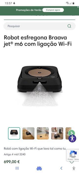 Irobot bravia  como novo