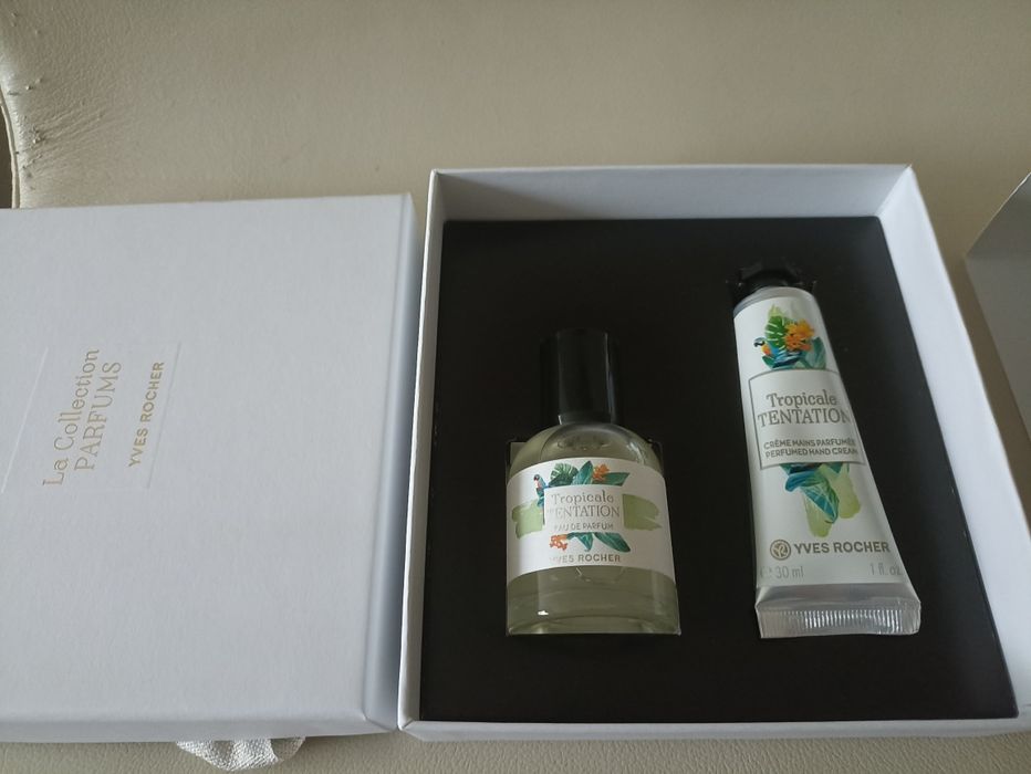 Conjunto de perfume e creme mãos da Yves Rocher, para presente, só 9€