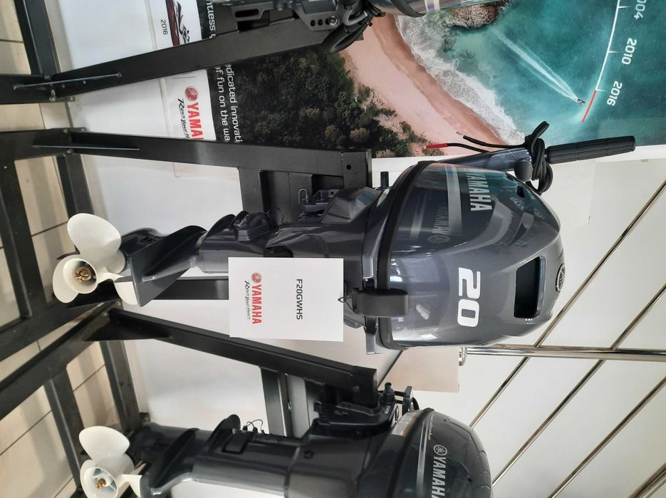 Silnik zaburtowy Yamaha 20KM model F20GWHS Bydgoszcz Salon Marine