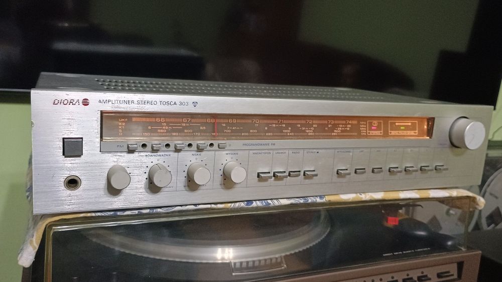 Amplituner Unitra Diora Tosca 303 ładna sprawna przestrojona