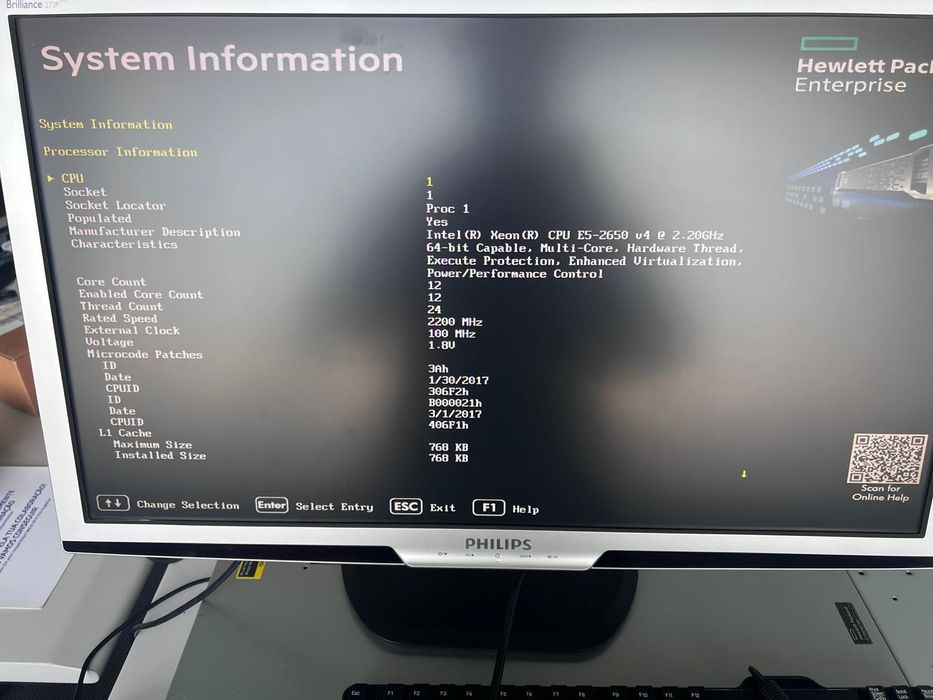 Servidor DL 380 G9 - 64GB RAM - Dual CPU E5-2650