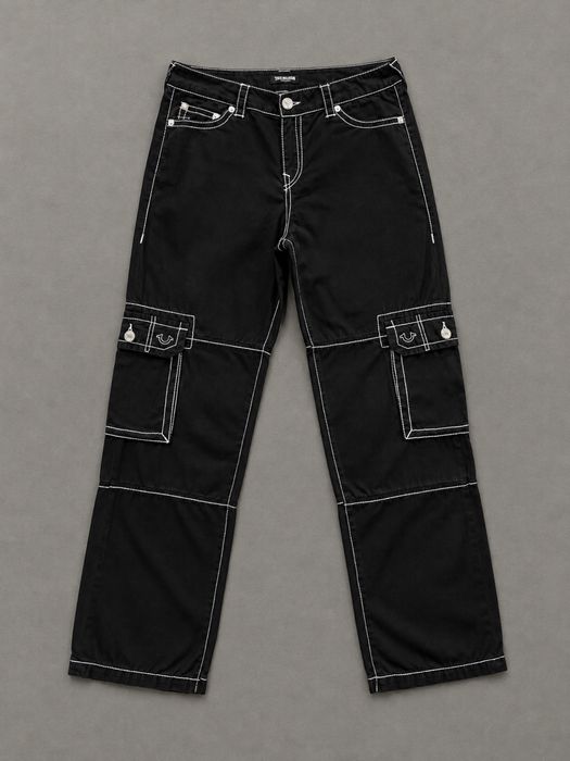 True Religion джинси карго чорні штани