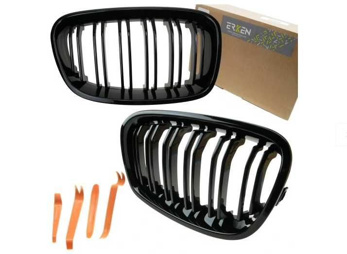 Nerki Grill BMW F20 F21 PRE LCI 1M Czarny Połysk