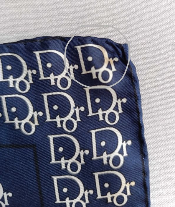 Monogramowana jedwabna apaszka Dior