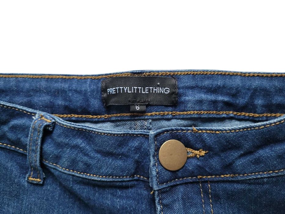 Nowe jeansy skinny high waist 34,XS PrettyLittleThing wysoki stan