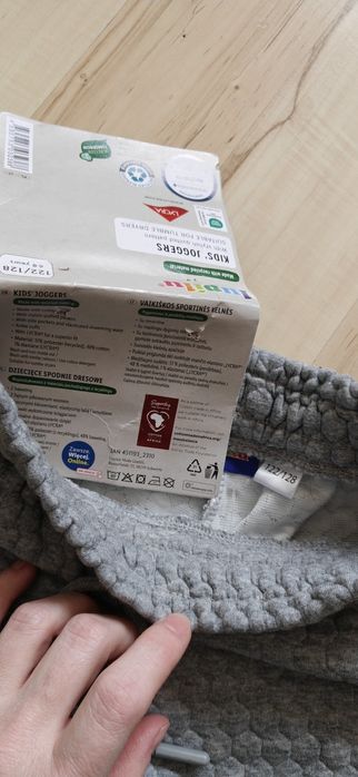 Spodnie dresowe dziewczęce Lupilu 122/128