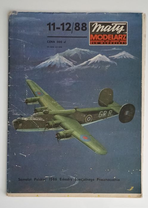 Mały Modelarz 11-12/1988 – Ciężki Samolot Bombowy B-24. Liberator